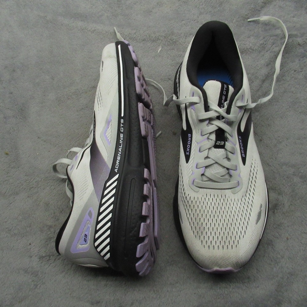 Brooks Womens 11.5B Running Shoes Purple Adrenaline GTS 23Lightweight Trail Gym